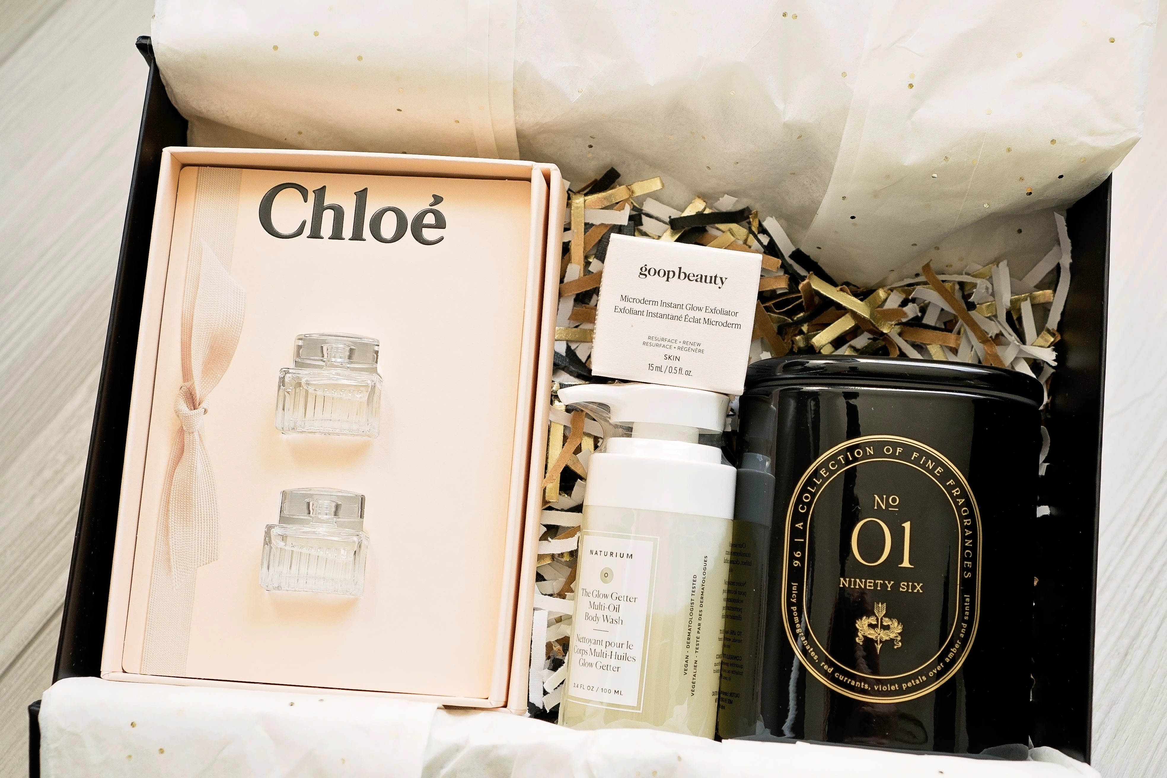 Bright skincare gift box by Boxed By MAV